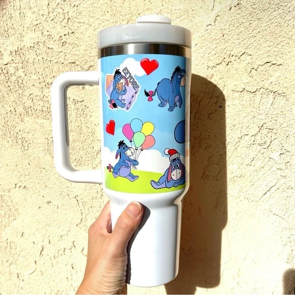 Disney Winnie the Pooh Brand new 40 oz double wall stainless travel offi… - Picture 3 of 4